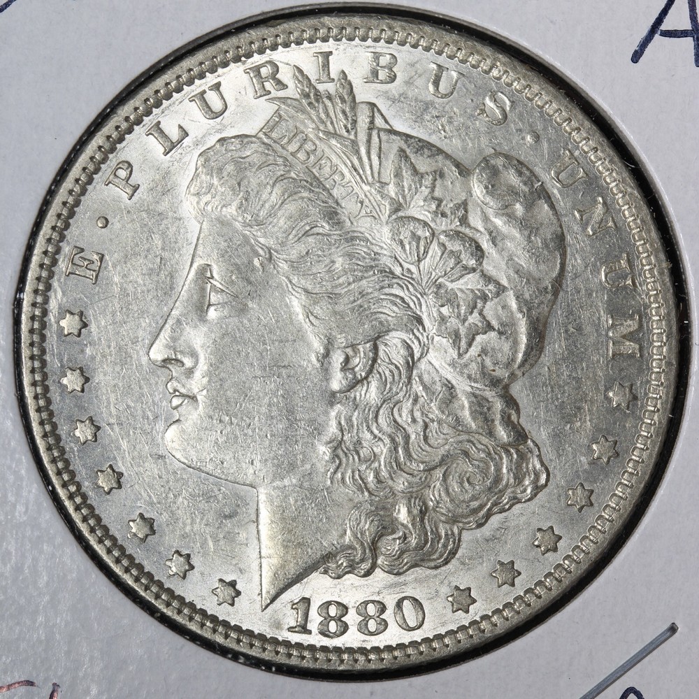 1880 Morgan Silver Dollar UNC E312 GEL