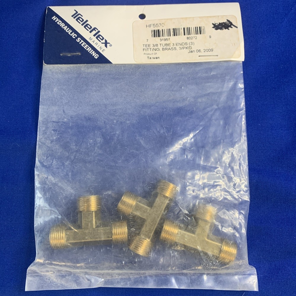 Teleflex Hydraulic Steering Tee Fitting