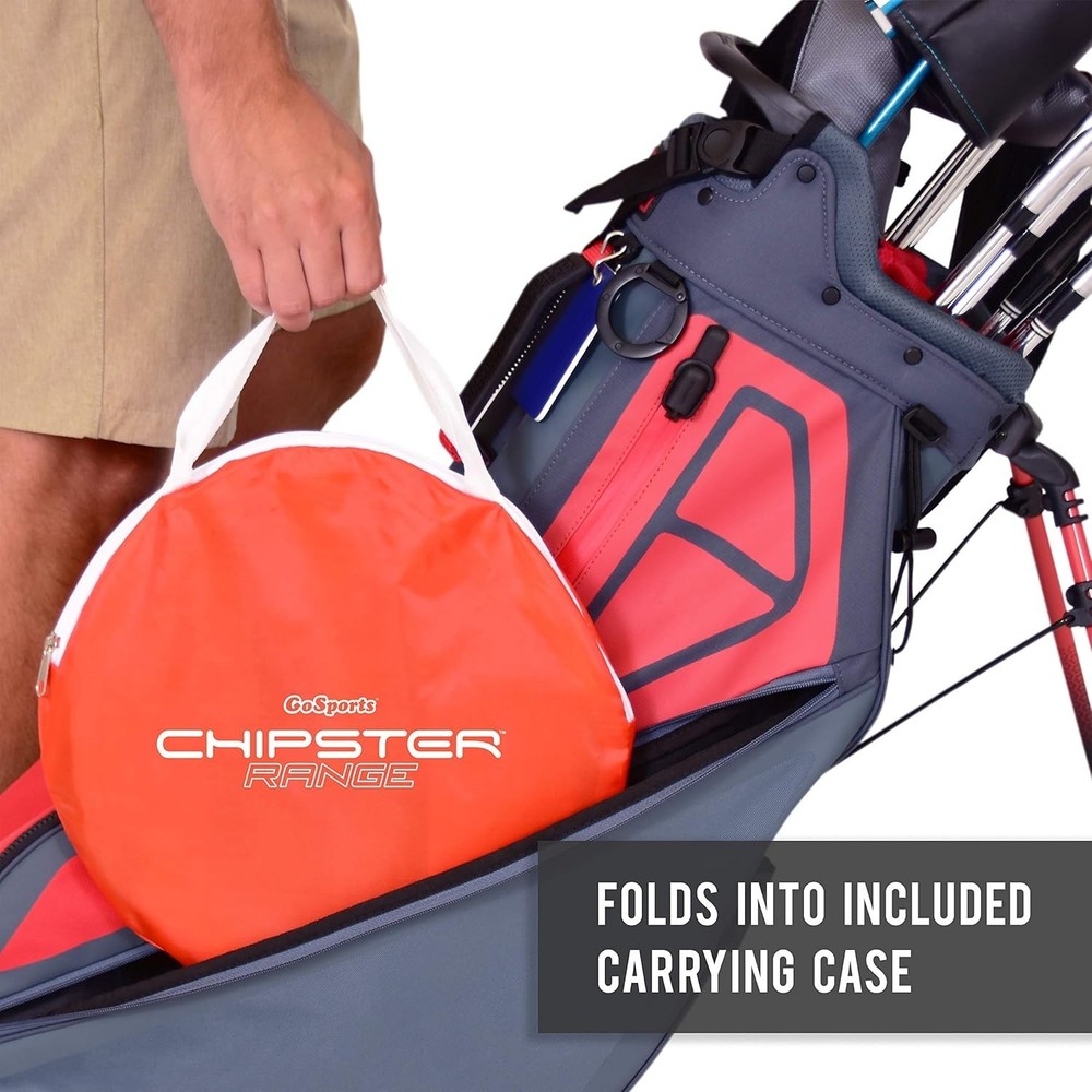 Quick Setup Golf Chipping Practice System - Indoor/Outdoor Use - Chipster Net