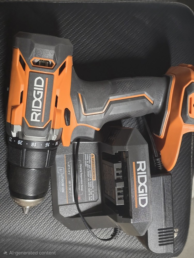 Ridgid Drill and Charger