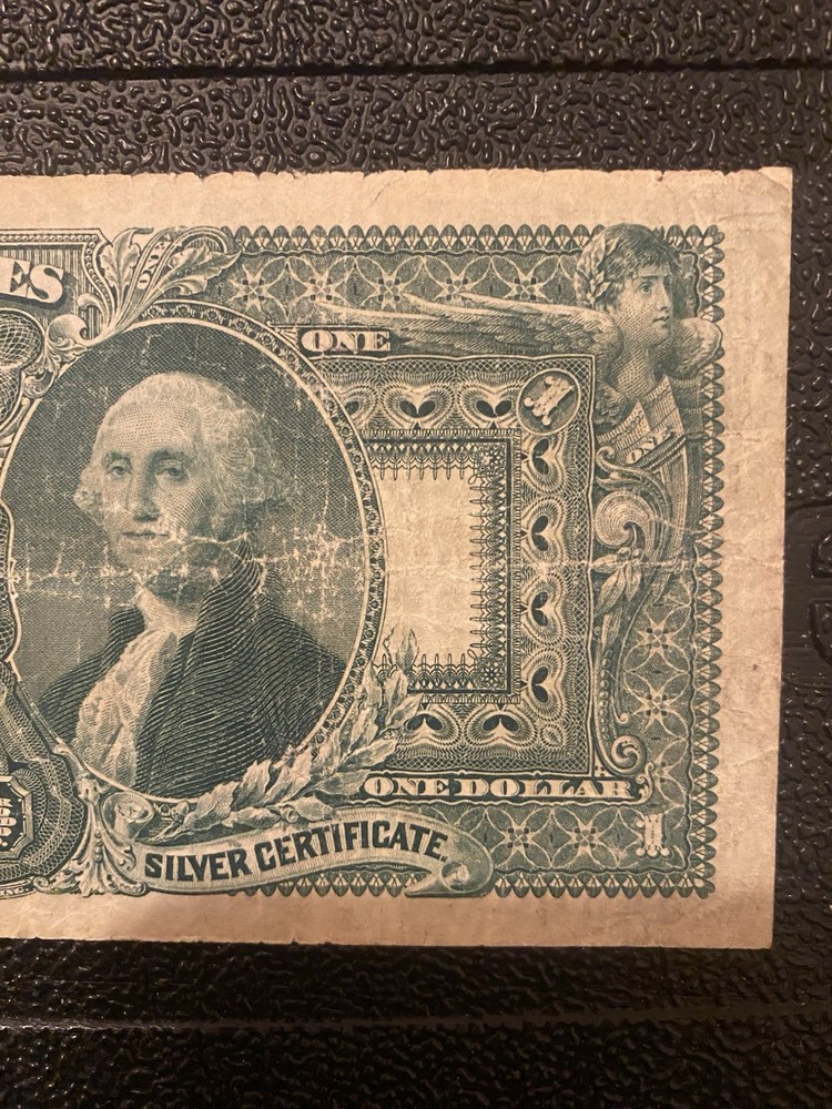 FR. 224 1896 $1 ONE DOLLAR “EDUCATIONAL” SILVER CERTIFICATE CURRENCY NOTE