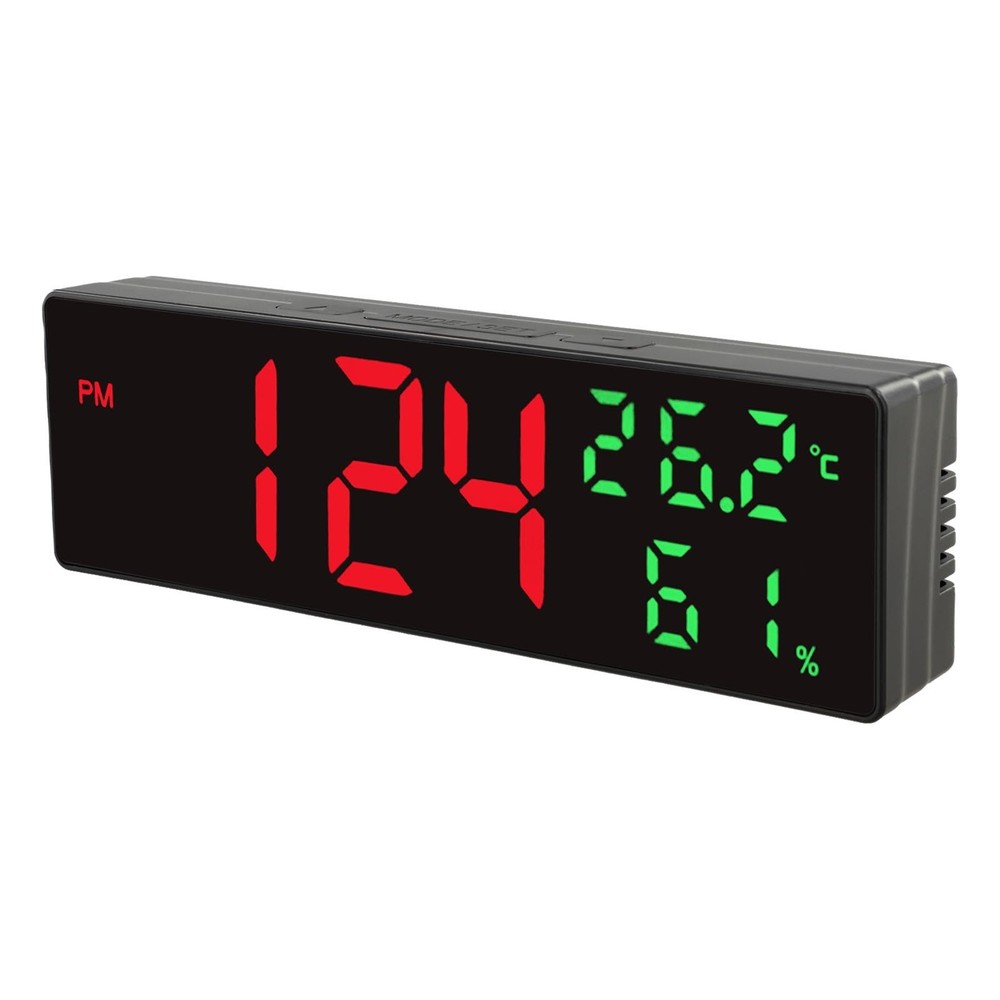 Compact Digital Alarm Clock with Night Mode and Easy Activation for Bedside Use