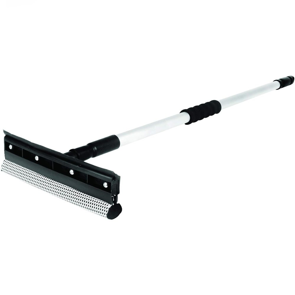 38" Extendable Window Squeegee Cleaner Long Handle Car Cleaning Window Glass