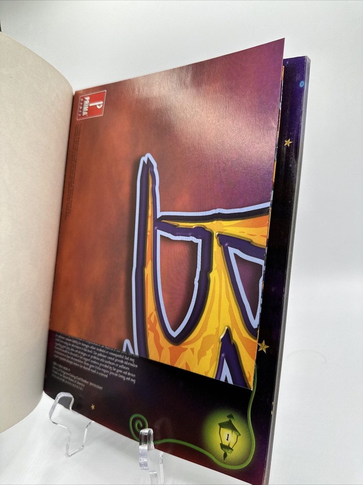 Blinx the Time Sweeper Strategy Guide (Prima, 2002) XBox With Poster! Excellent