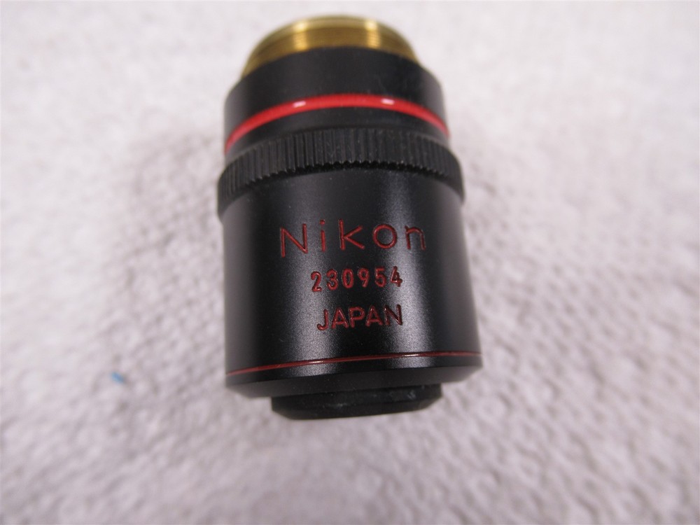 Nikon Plan 4x DL PhL Microscope Objective Lens 160mm Phase Contrast