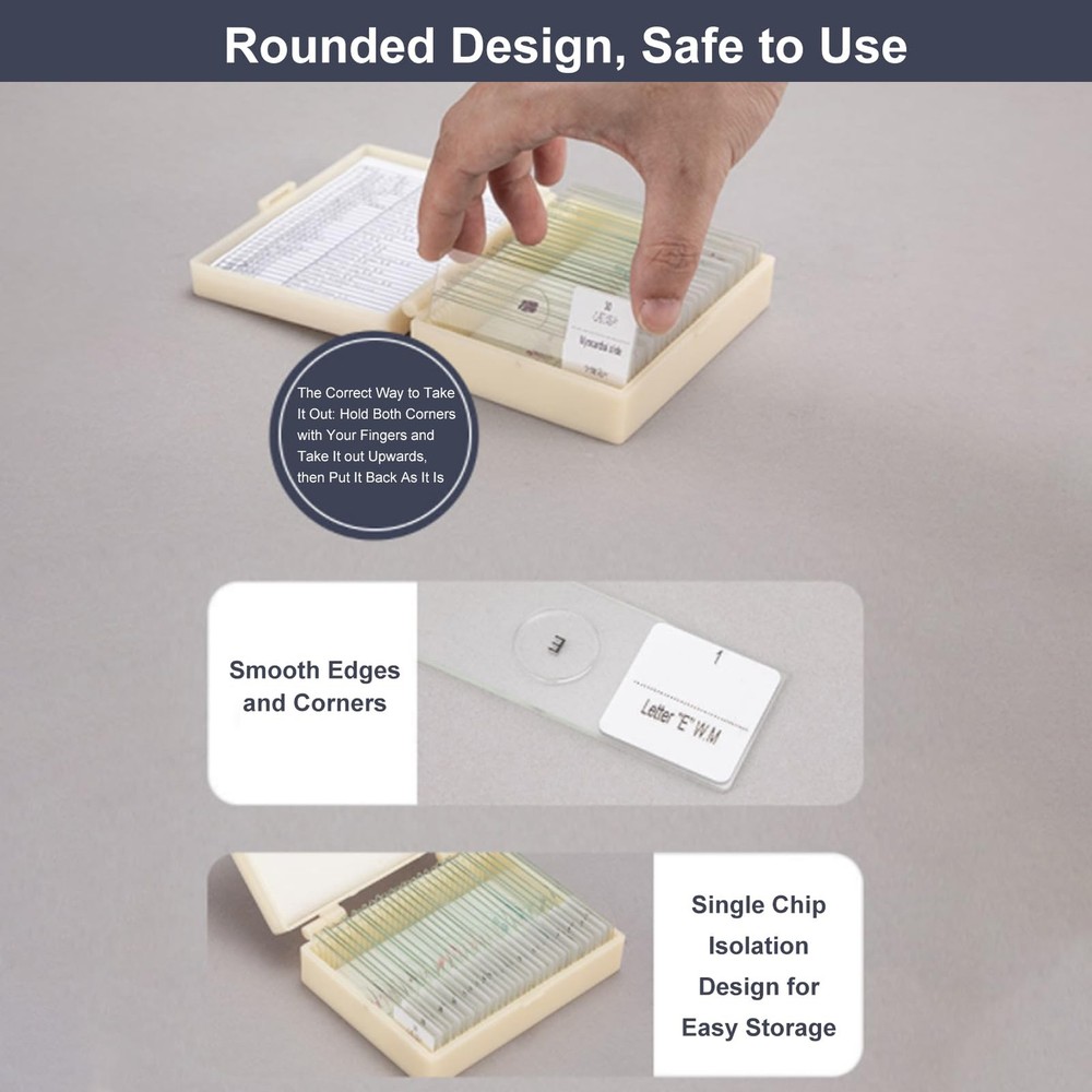 20pcs Microscope Slides Biology And Pathology Prepared Microbiological...