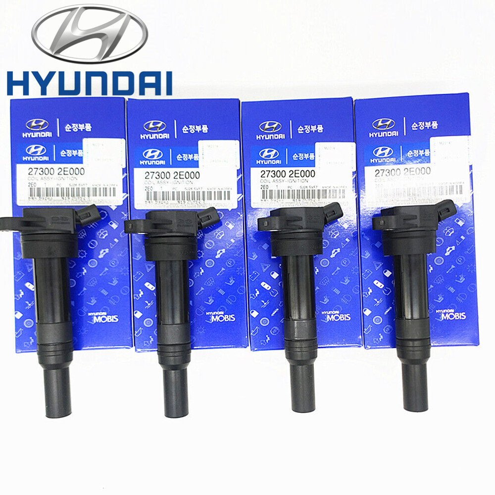 4x Genuine 27300-2E000 Ignition Coil For 2001-17 Hyundai Elantra Kia Soul UF651