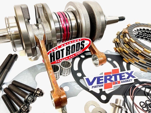 Yamaha Banshee Cases Complete Rebuild Kit Stock Top Bottom End Assembly Repair