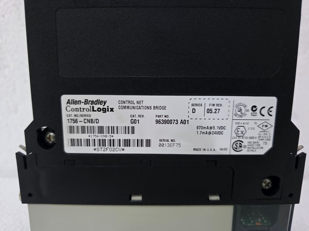 Allen Bradley 1756-CNB/D ControlNet Communications Bridge