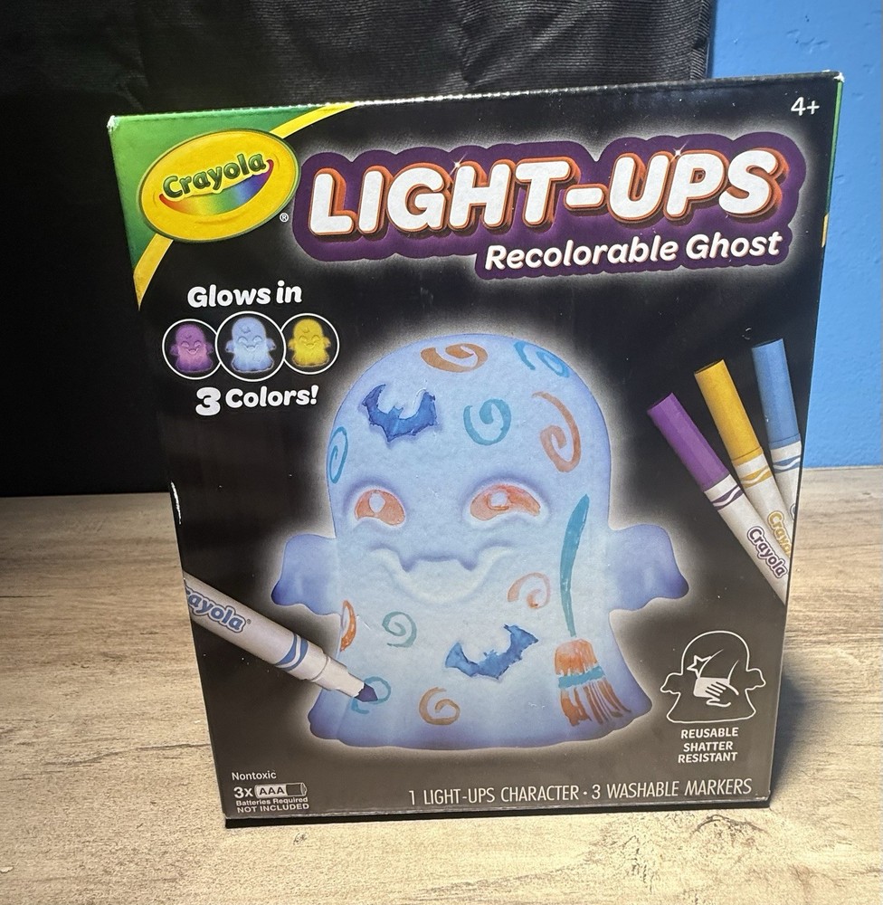 Crayola Light-Ups Recolorable Ghost Reusable and Shatter Resistant