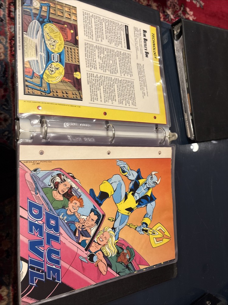 Comic Book Bio Binder