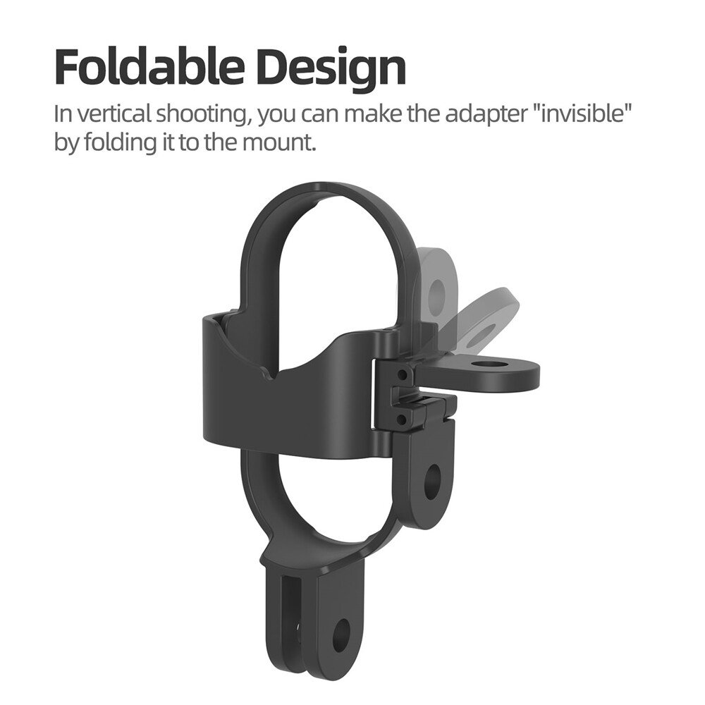 Foldable Vertical-Horizontal Mount Adapter for Insta360 GO 3S/GO 3