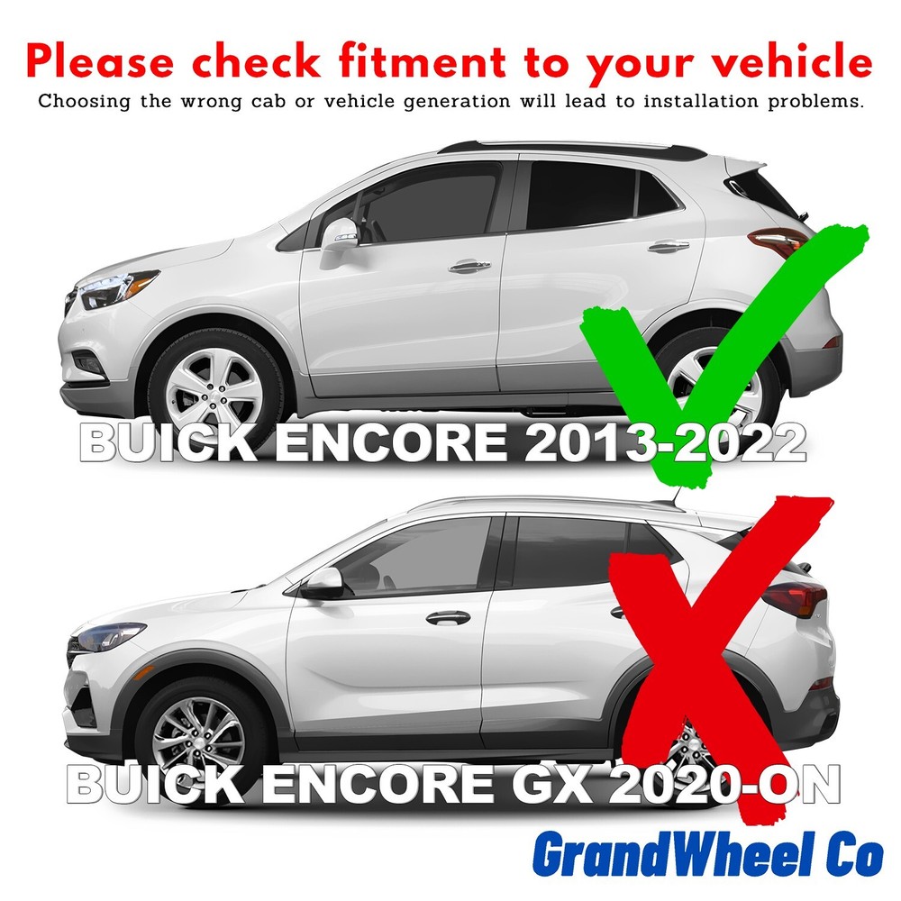 Rain Guards Vent Visors Shade for 2013-2022 Buick Encore