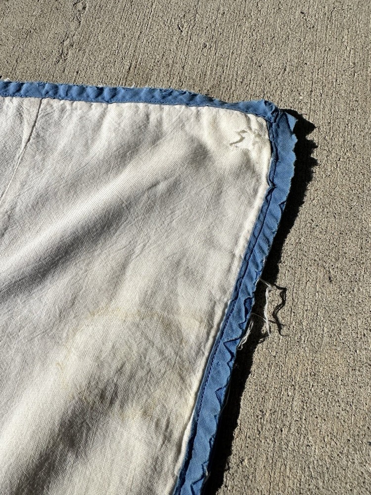 vintage embroidered quilt