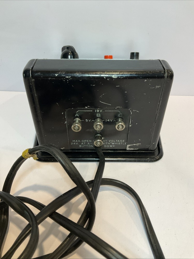 LIONEL TYPE S 80-WATT TRANSFORMER-RECENTLY SERVICED+TESTED.