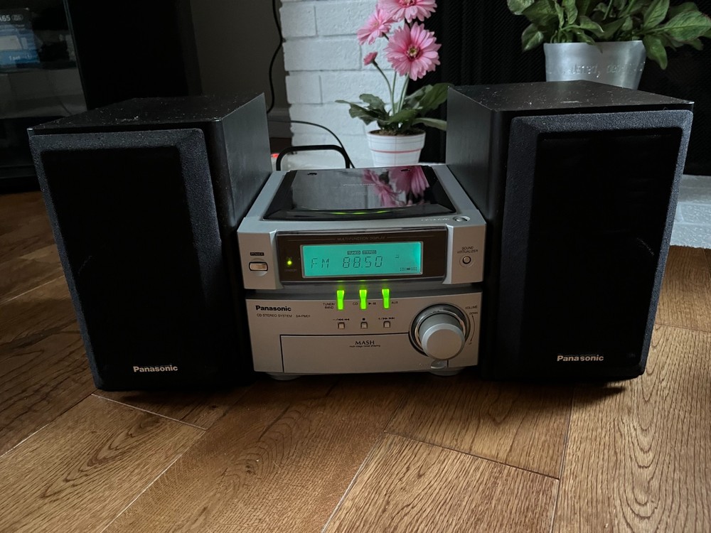 Panasonic SA-PM01 CD/ AM/FM Stereo System W/Remote