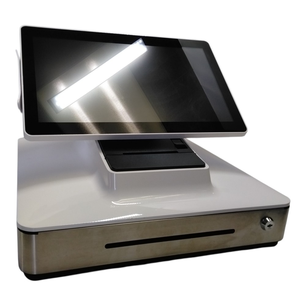 Elo PayPoint Plus 15.6" Touchscreen POS System Retail Checkout White