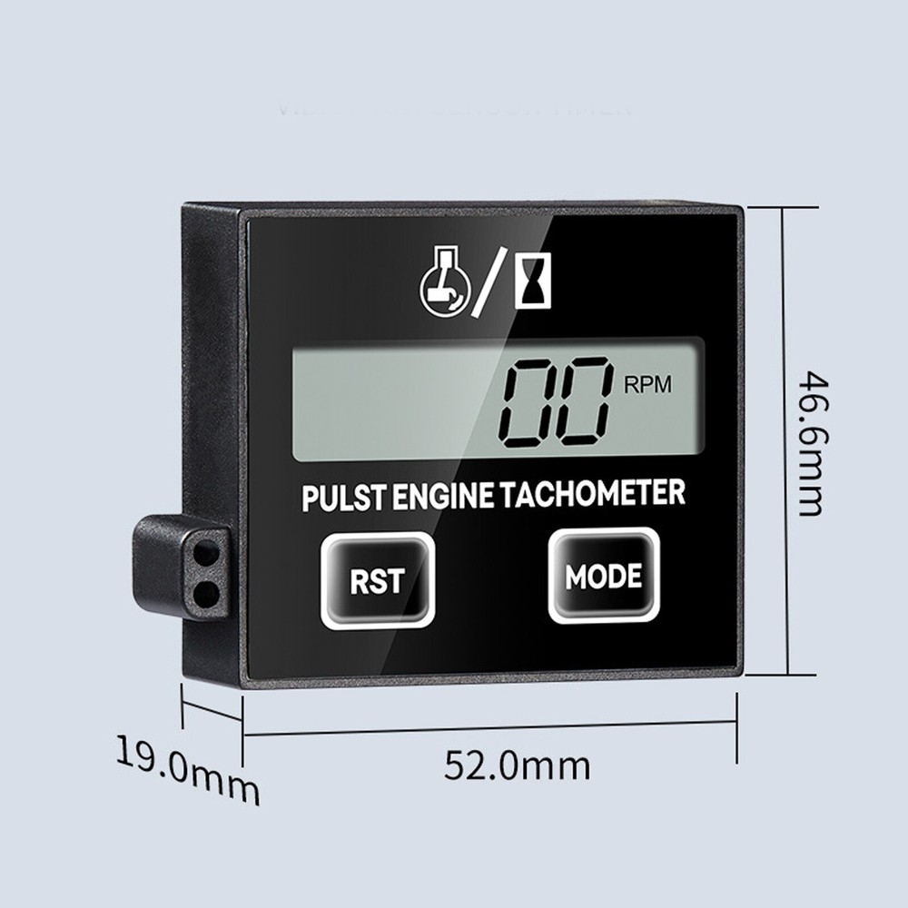 Digital Tachometer Small Digital Engine Tachometer Inductive Tachometer DigitjK