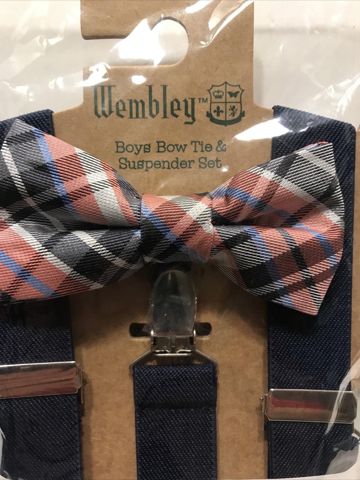 Wembley Boys Bow Tie & Suspender Set / BRAND NEW