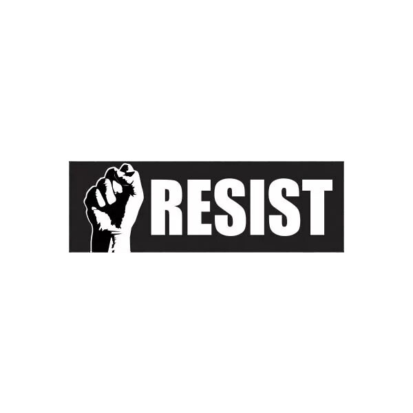 Resist Sticker Decal