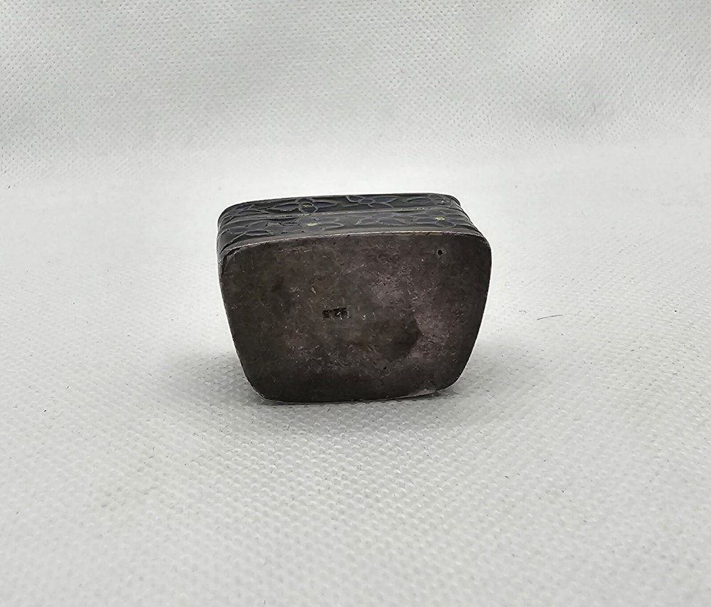 Vintage Small Silver Box Enamel 925