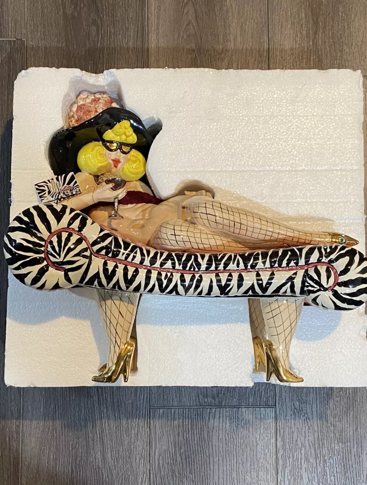 S.W.A.K. Lynda Corneille Gertie on Sofa Character Figurine