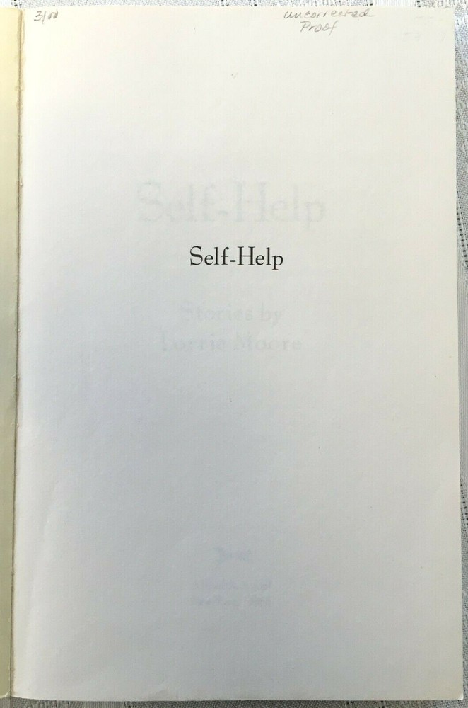 Self-Help, Lorrie Moore, 1985