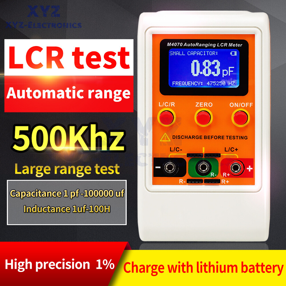 M4070 Auto Ranging LCR Meter Capacitance Inductance Resistance Tester Handheld