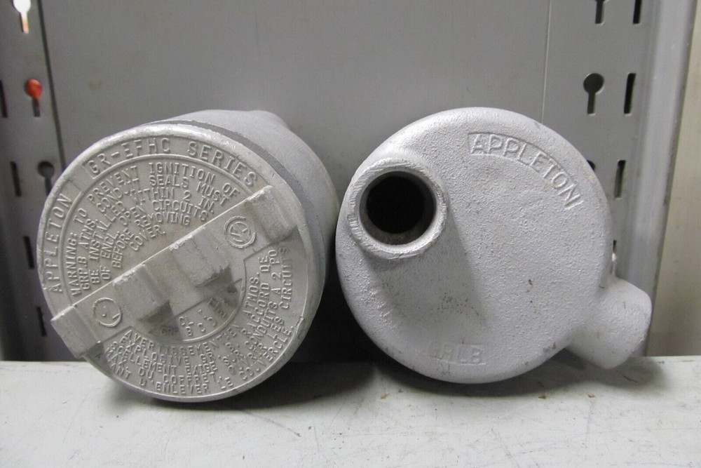 (2) Appleton GR-EFHC Series Type GRLB Hazardous Location Conduit Outlet Boxes