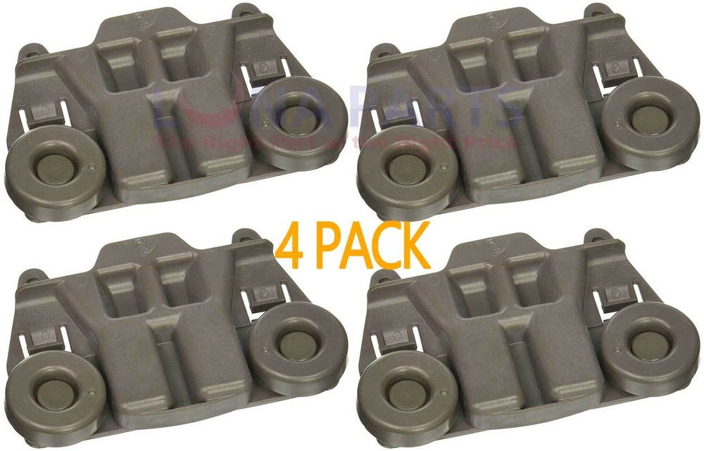 KitchenAid KDTE104ESS0 Dishwasher Lower Dishrack Wheels (4 Pack)