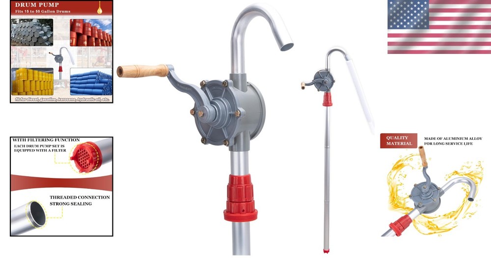 Modern 55 Gallon Fuel Transfer Pump with Strong Sealing and Filtering Function
