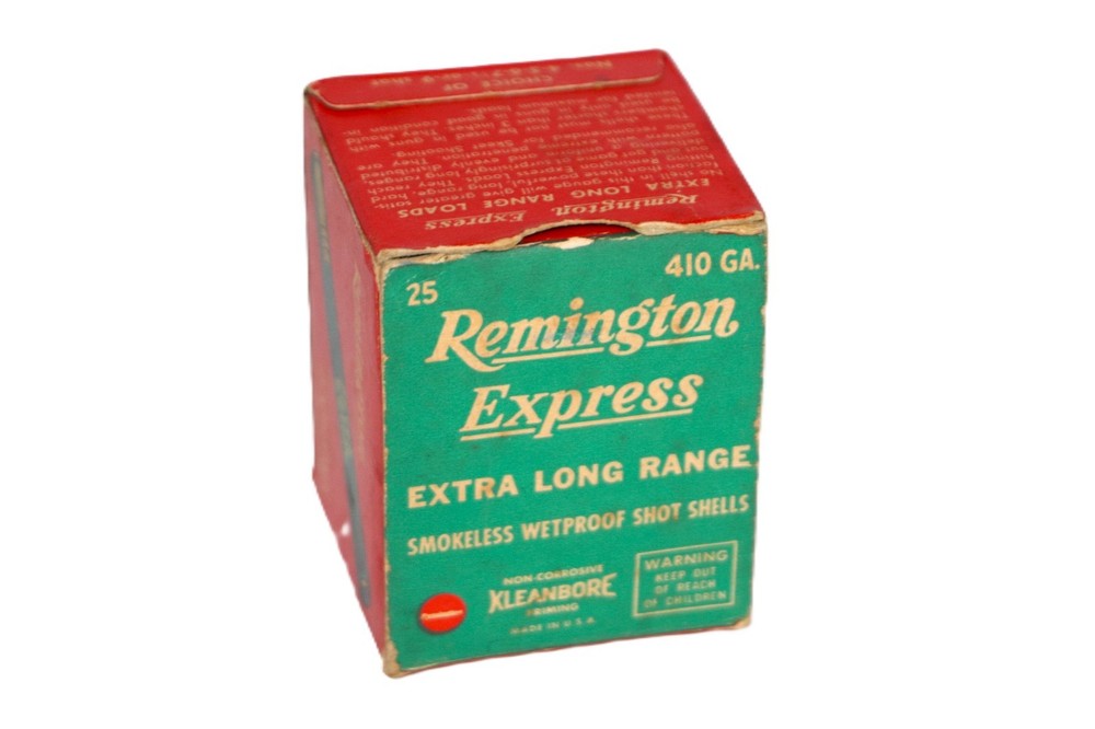 Remington Express .410 Ga. 3" Shot Shell Box - Empty