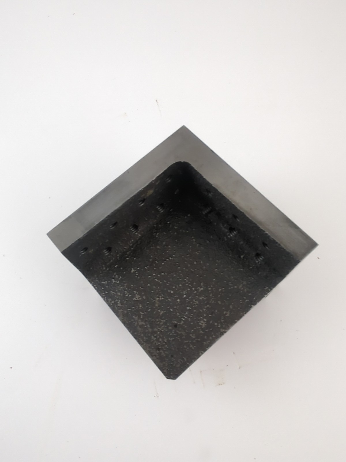 3" X 3 1/2" MACHINIST ANGLE PLATE W/ 1/4-20 HOLES PRECISION GROUND JIG FIXTURE