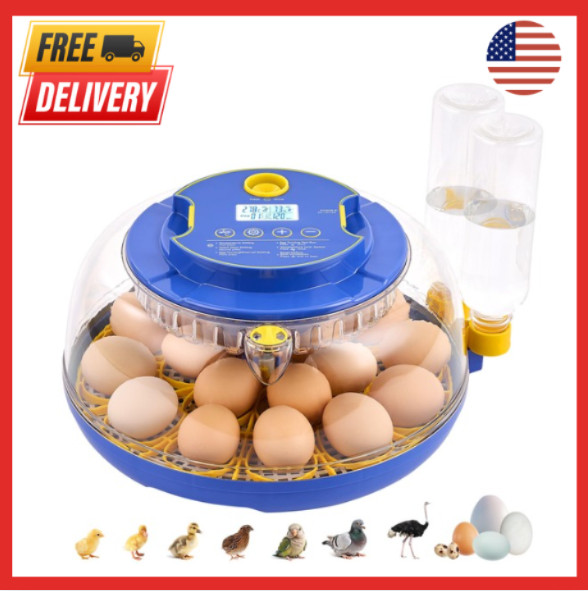 Incubators for Hatching Eggs,18 Egg Incubator with Automatic Egg Turning and ...