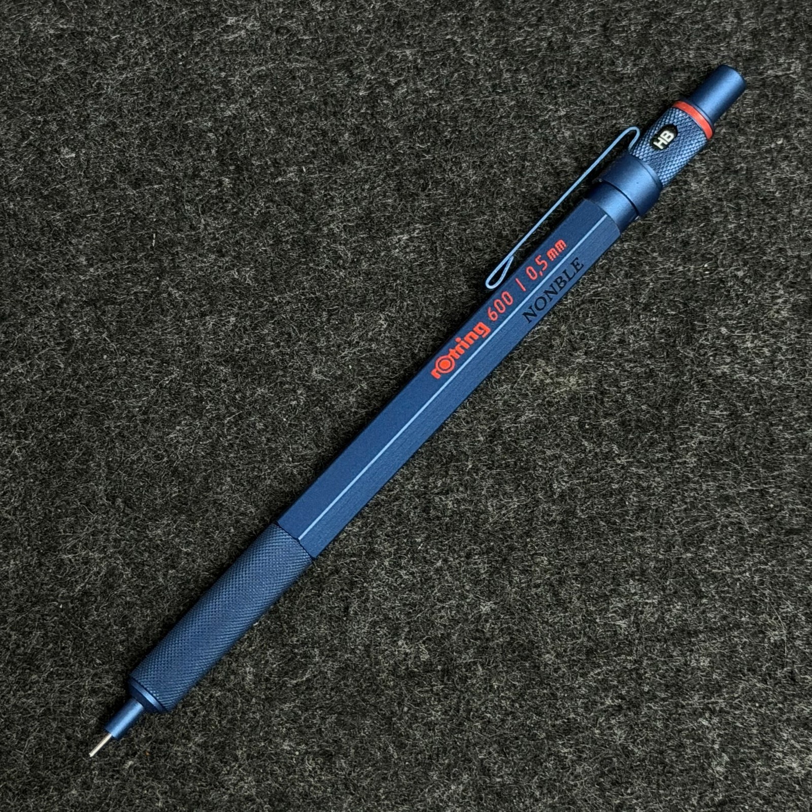 NOS Rare 2022 rOtring 600 NONBLE Limited Edition Midnight Blue 0.5mm Japan