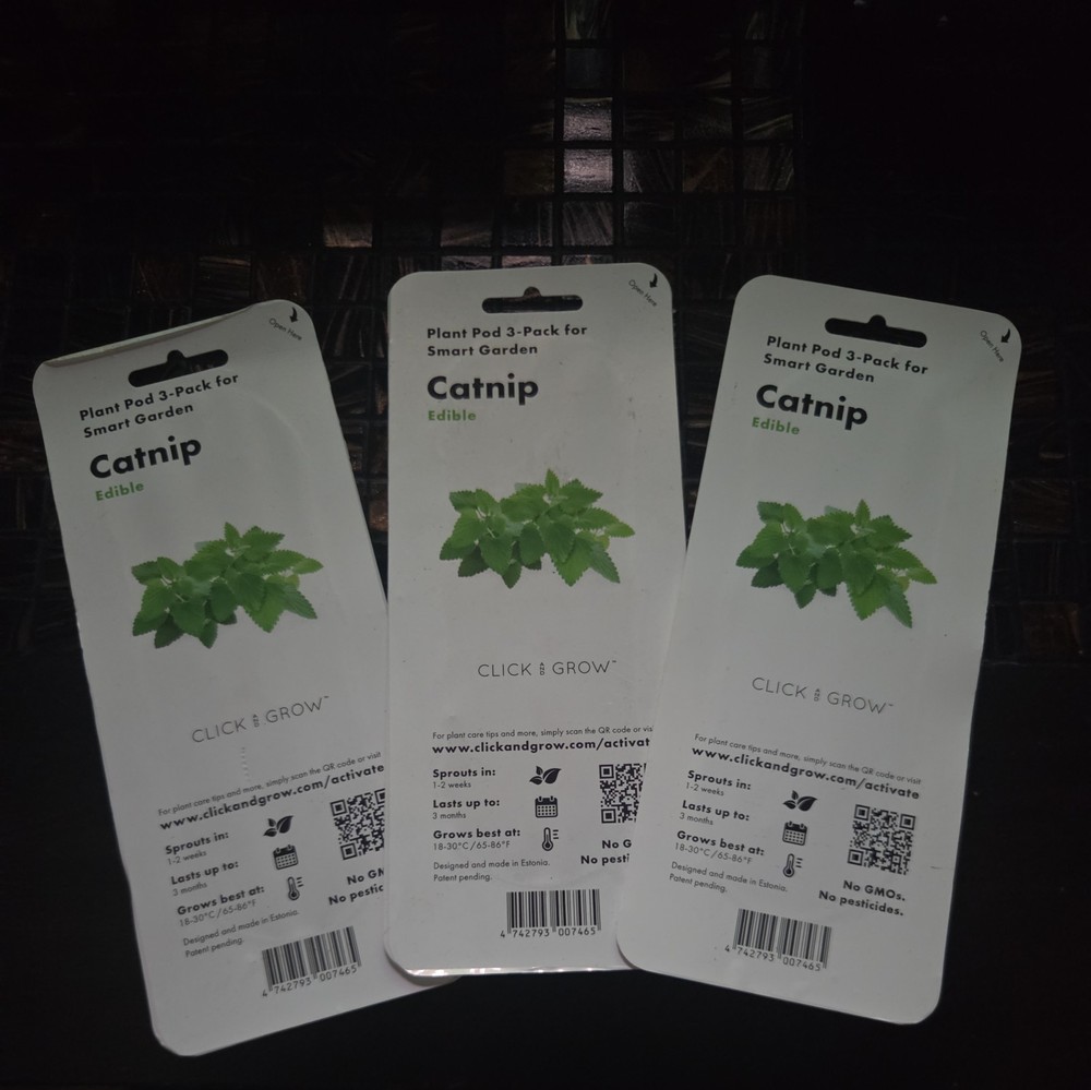 🔥Smart Garden Catnip Plant Pods 3pack.