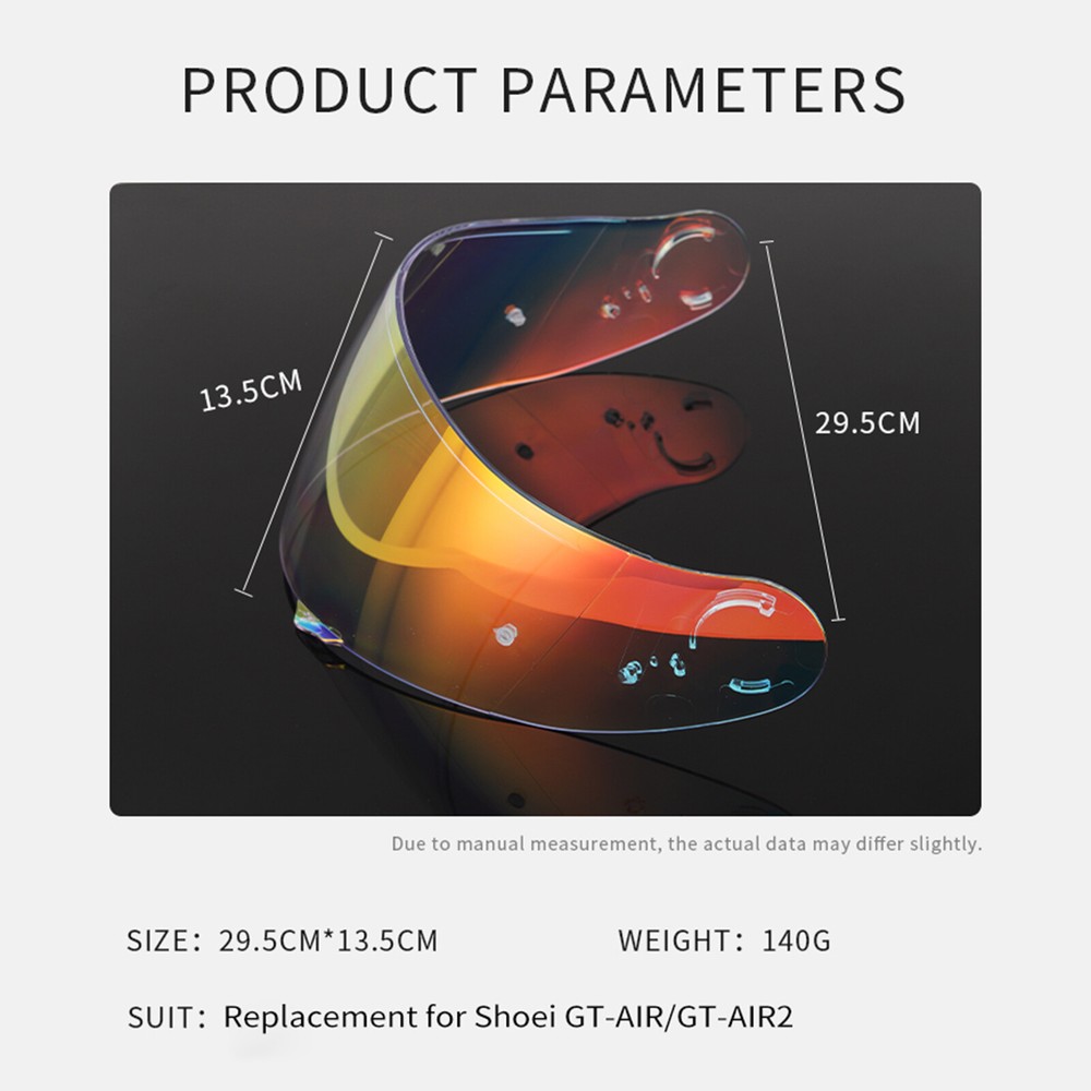 Visor Replacement for Shoei GT- GT-AIR2 Full Face E4U8