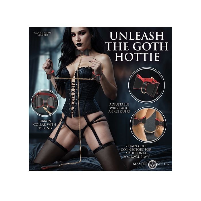 Master Series Goth Bondage Restraint Set