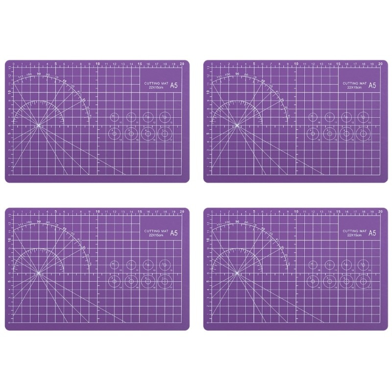 Cutting Mats Sturdy Double Side Grids For Sewing Studio And DIY Use
