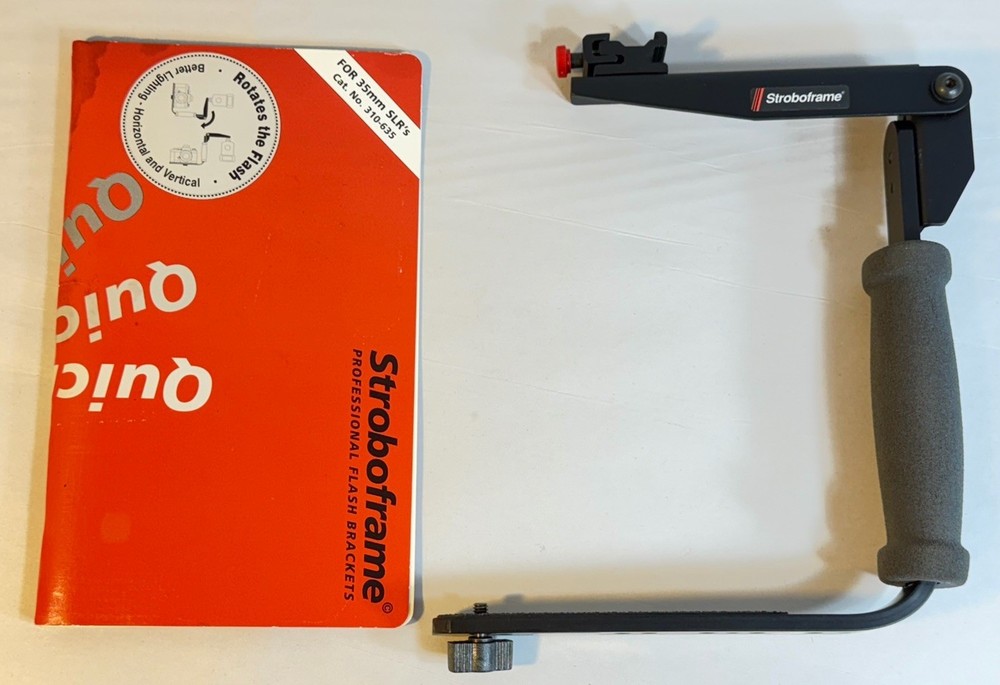 QuickFlip Stroboframe for 35mm SLR 310-635  Professional Flash Bracket