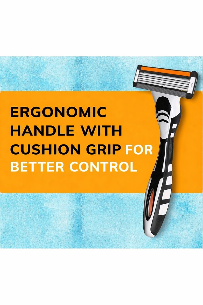 BIC Flex 5 Refillable Razors for Men 8 Pack Smooth Shave Sensitive Skin