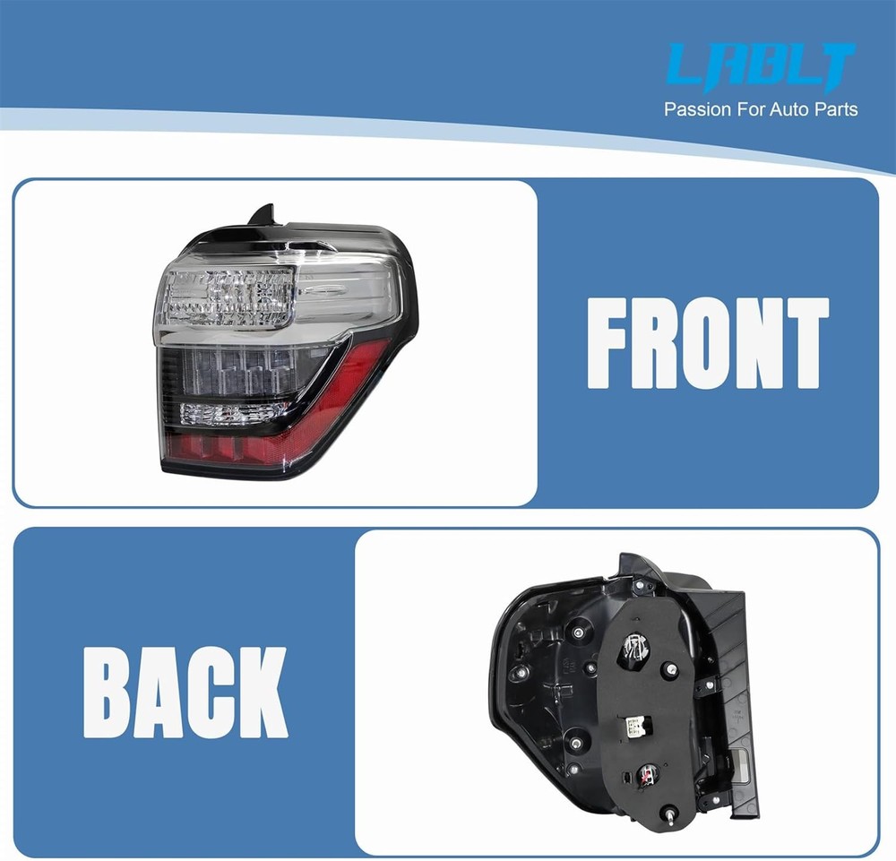 Tail Light Assembly Replacement for 2014-2020 4Runner Right Passenger Side