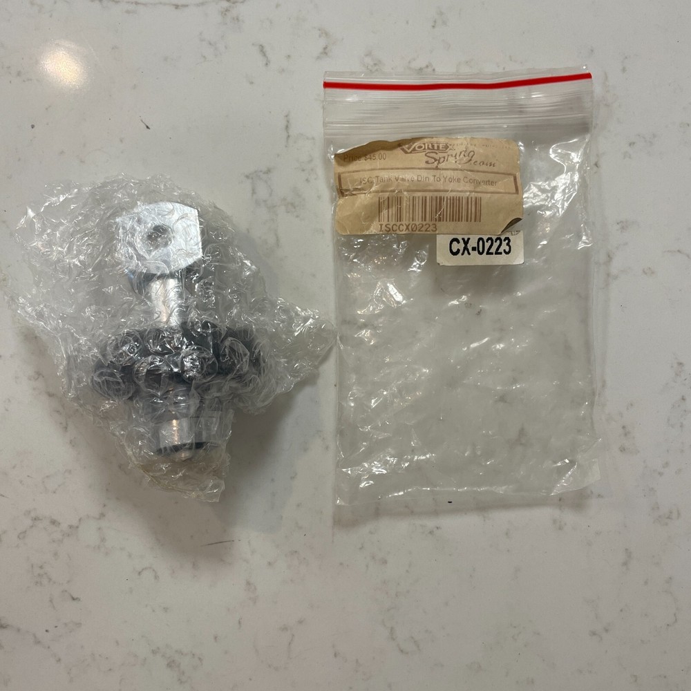 ISC Tank Valve Din to Yoke Converter