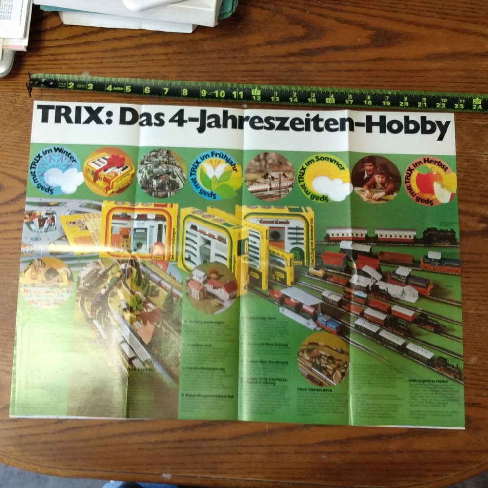 Trix Freizeit Express No. 7 poster catalog advertisement 16x23