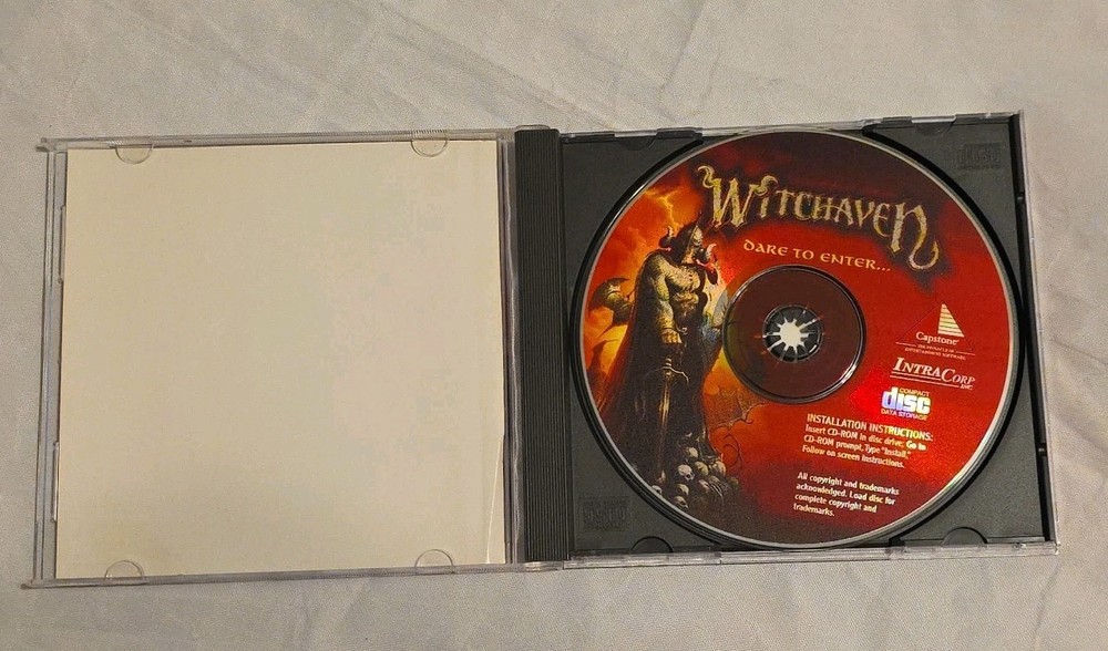 Witchaven PC CD dark medieval role-playing goblins demons magic game!