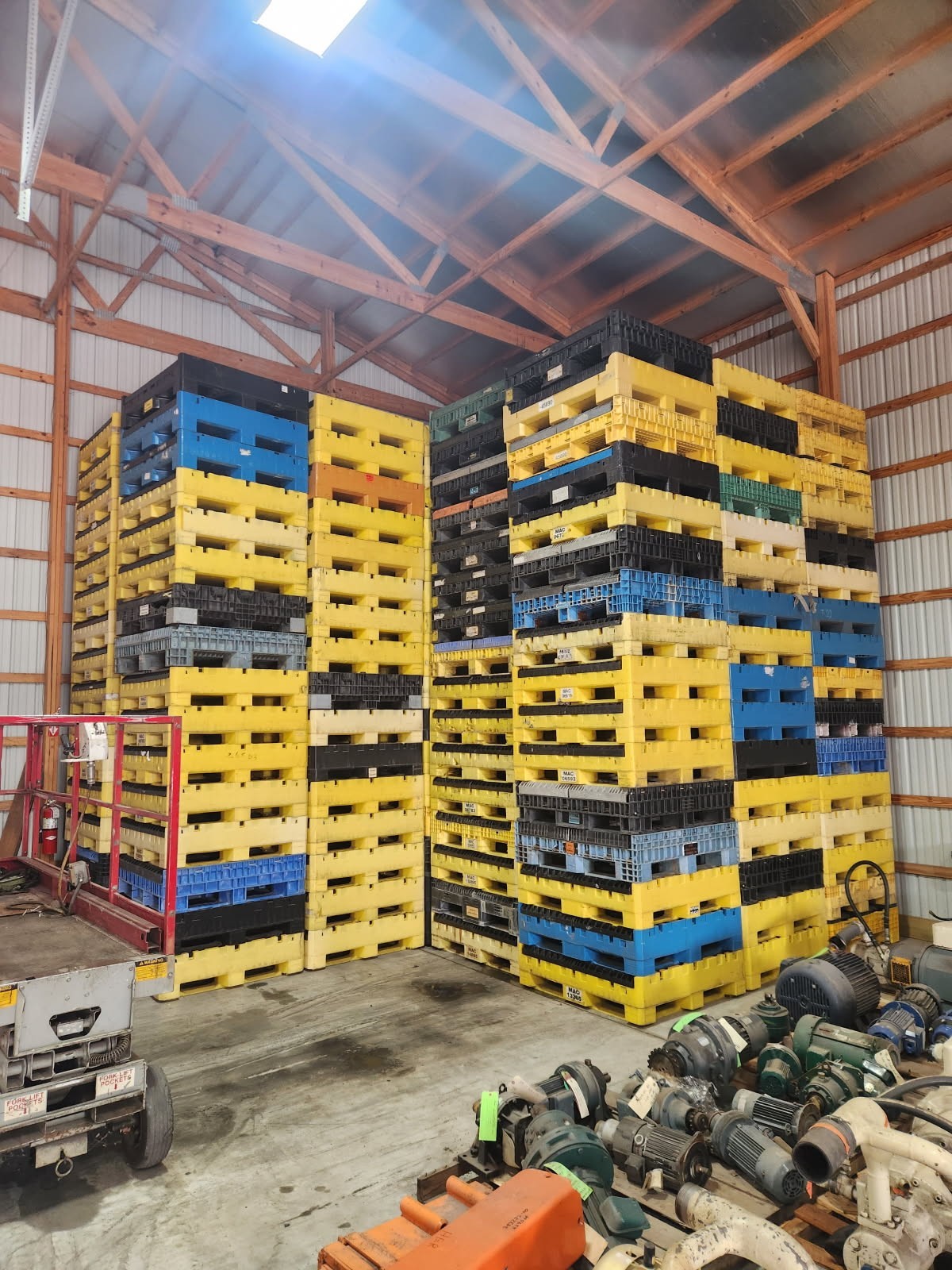 48"x45"x25" & 34" Gaylord Collapsible Bulk Shipping Pallet Containers Bins