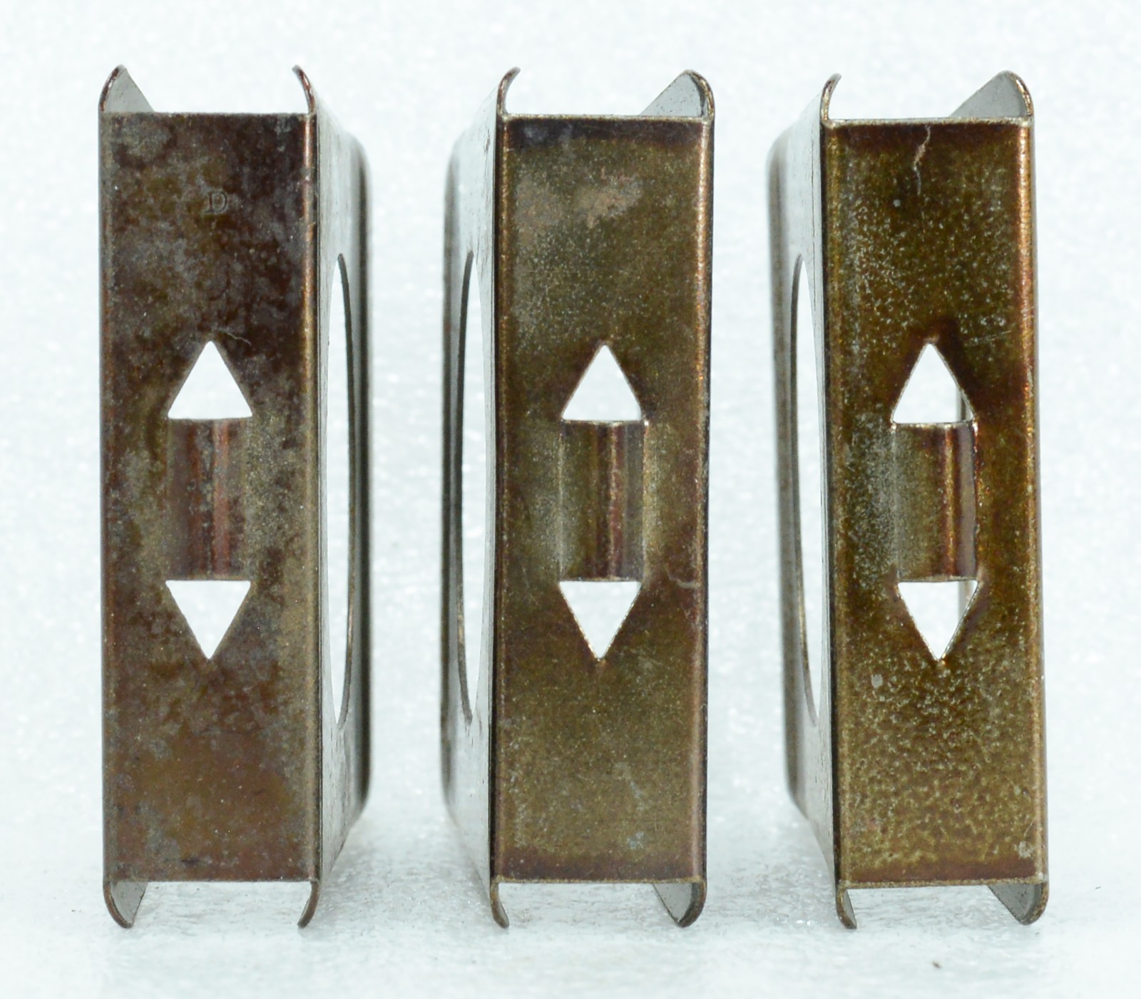 3x WWI German Gewehr 88 Gew 88 Kar 91 Rifle 8mm 5 RD En Bloc Clips, REFINISHED