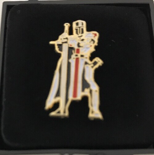Freemason Knights Templar Lapel Pin