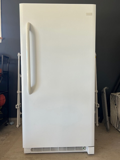 Frigidaire White Upright Standing Freezer