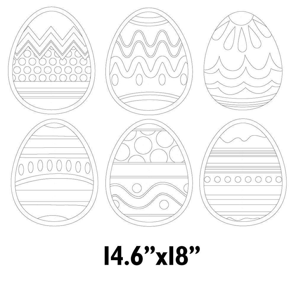 Color By Number Easter Egg Signs, Easter Yard Decorations, Includes Stakes